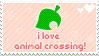 i love animal crossing! stamp
